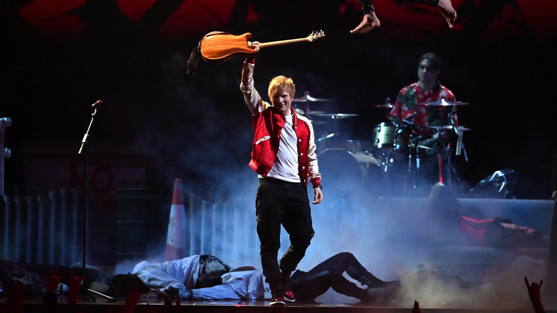 Imagen de archivo del cantante británico Ed Sheeran Imagen de archivo del cantante británico Ed Sheeran