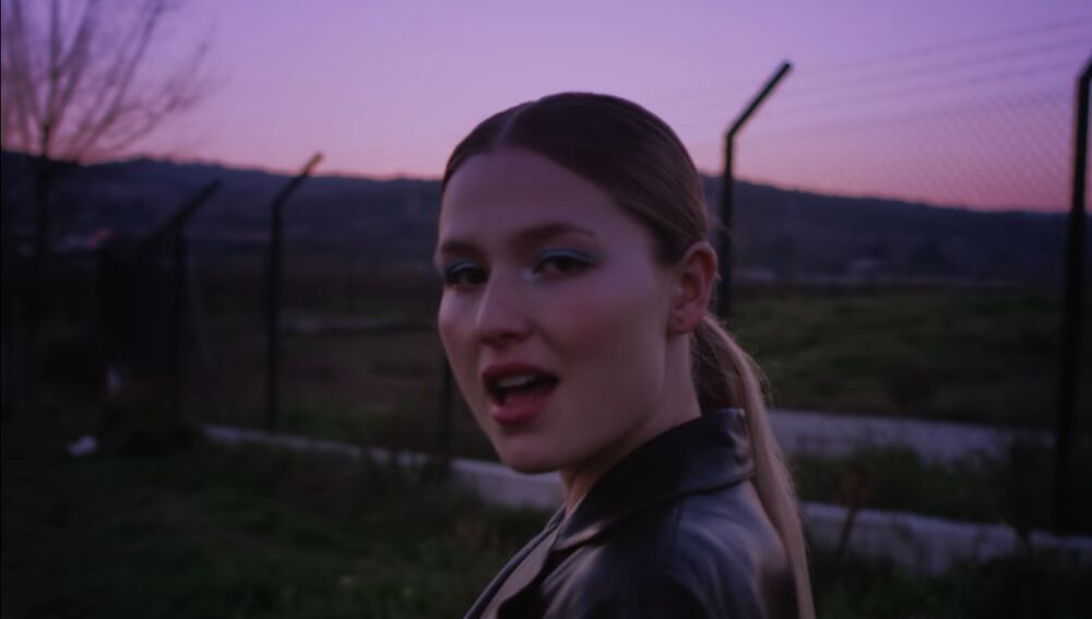 Sofía Coll, durante el videoclip de &#39;Tú Mente Y Yo Corazón&#39;.