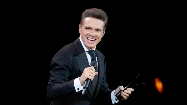 Luis Miguel, durante su concierto en Nueva York, el pasado 8 de octubre de 2023.