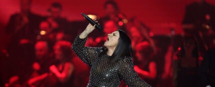 Laura Pausini, durante su actuación en la gala Persona del Año en su honor en los Premios Latin Grammy 2023.