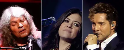 José Mercé, Vanesa Martín y David Bisbal José Mercé, Vanesa Martín y David Bisbal