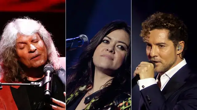José Mercé, Vanesa Martín y David Bisbal