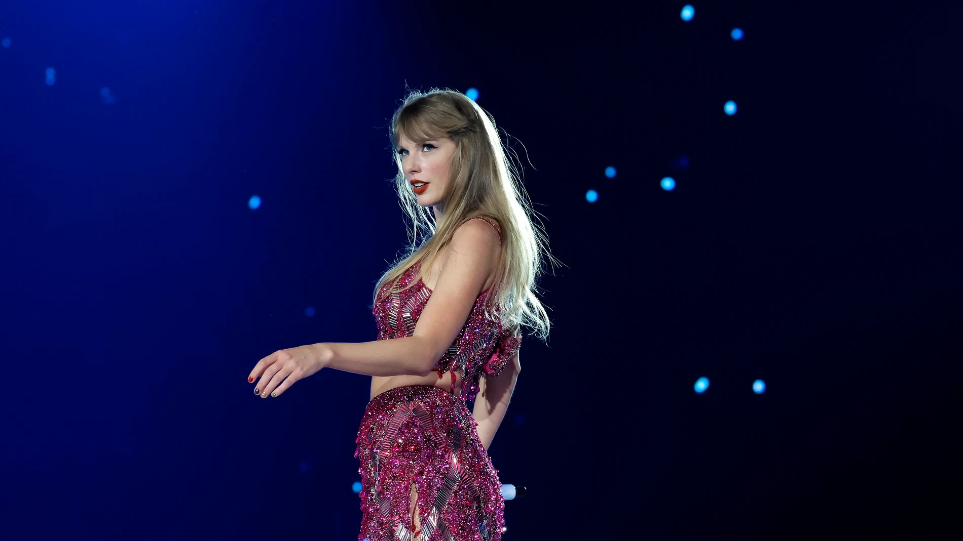 Taylor Swift, en uno de los conciertos de The Eras Tour.