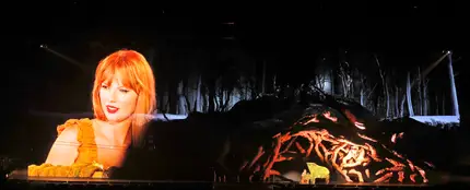 Taylor Swift, en uno de sus conciertos The Eras Tour. Taylor Swift, en uno de sus conciertos The Eras Tour.