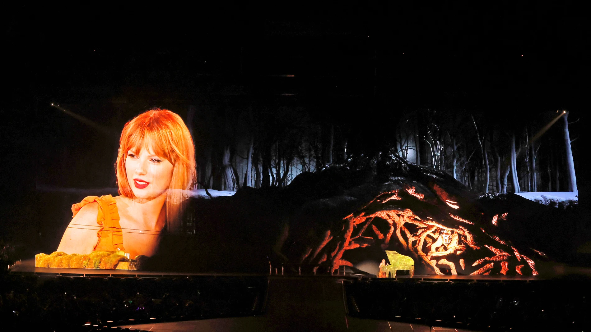 Taylor Swift, en uno de sus conciertos The Eras Tour.