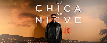 Hamza Zaidi, en la presentación de la película 'La chica de nieve'. Hamza Zaidi, en la presentación de la película 'La chica de nieve'.