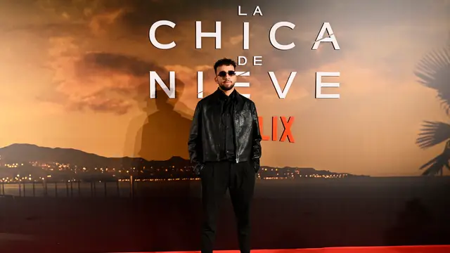 Hamza Zaidi, en la presentación de la película 'La chica de nieve'.
