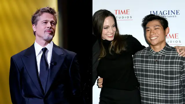 Brad Pitt, Angelina Jolie y su hijo Pax