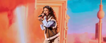 La española Sandra Valero, en la final de Eurovisión Junior 2023. La española Sandra Valero, en la final de Eurovisión Junior 2023.
