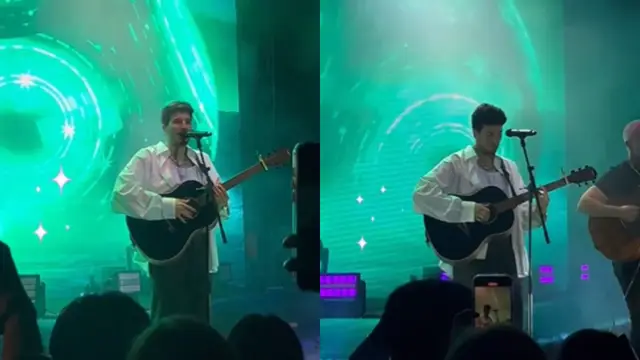 Sebastián Yatra se emociona en un concierto al recordar a Aitana: "Nunca olvidaré ese amor"