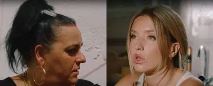 La Chata y Lola Índigo, en el videoclip de 'Mala suerte'. La Chata y Lola Índigo, en el videoclip de 'Mala suerte'.