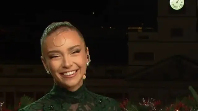 El espectacular vestido de Fin de Año de Ana Mena