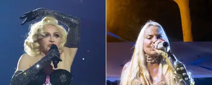 Madonna y Leticia Sabater Madonna y Leticia Sabater