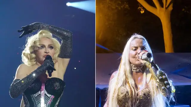 Madonna y Leticia Sabater