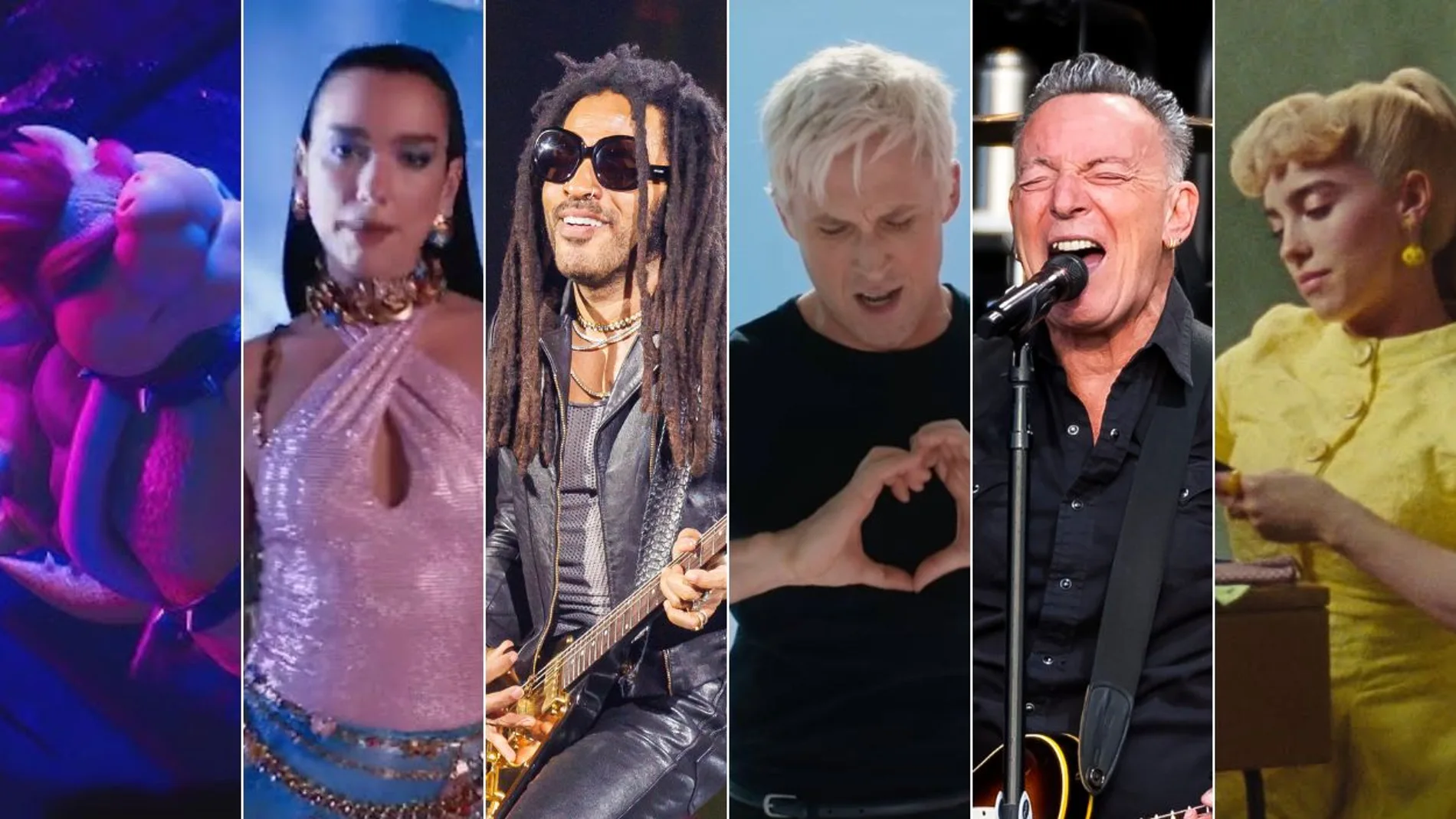 Los seis intérpretes de las canciones nominadas a Mejor canción en los Globo de Oro 2024