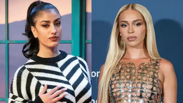 Las cantantes Albany y Bad Gyal en imágenes de archivo.