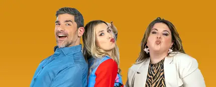 Nacho García, Eva Soriano y Lalachus Nacho García, Eva Soriano y Lalachus