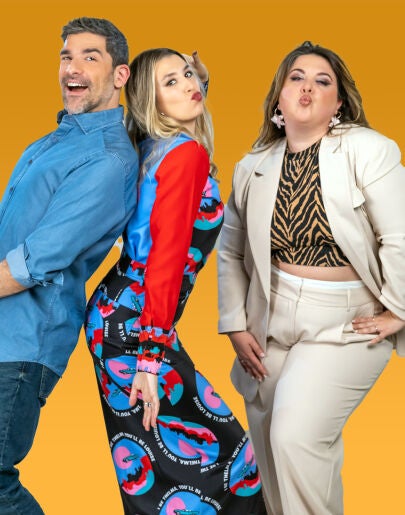 Nacho García, Eva Soriano y Lalachus