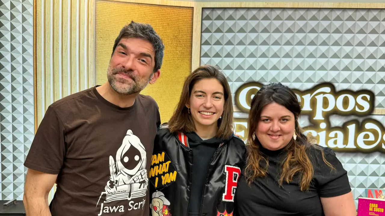 Nacho García, Sara Socas y Lalachus. Nacho García, Sara Socas y Lalachus.