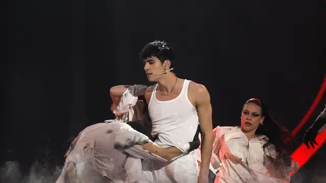 Quique Niza, en la primera semifinal del Benidorm Fest 2024.