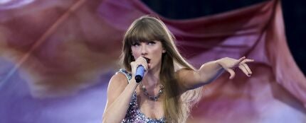 Imagen de Taylor Swift durante un concierto.