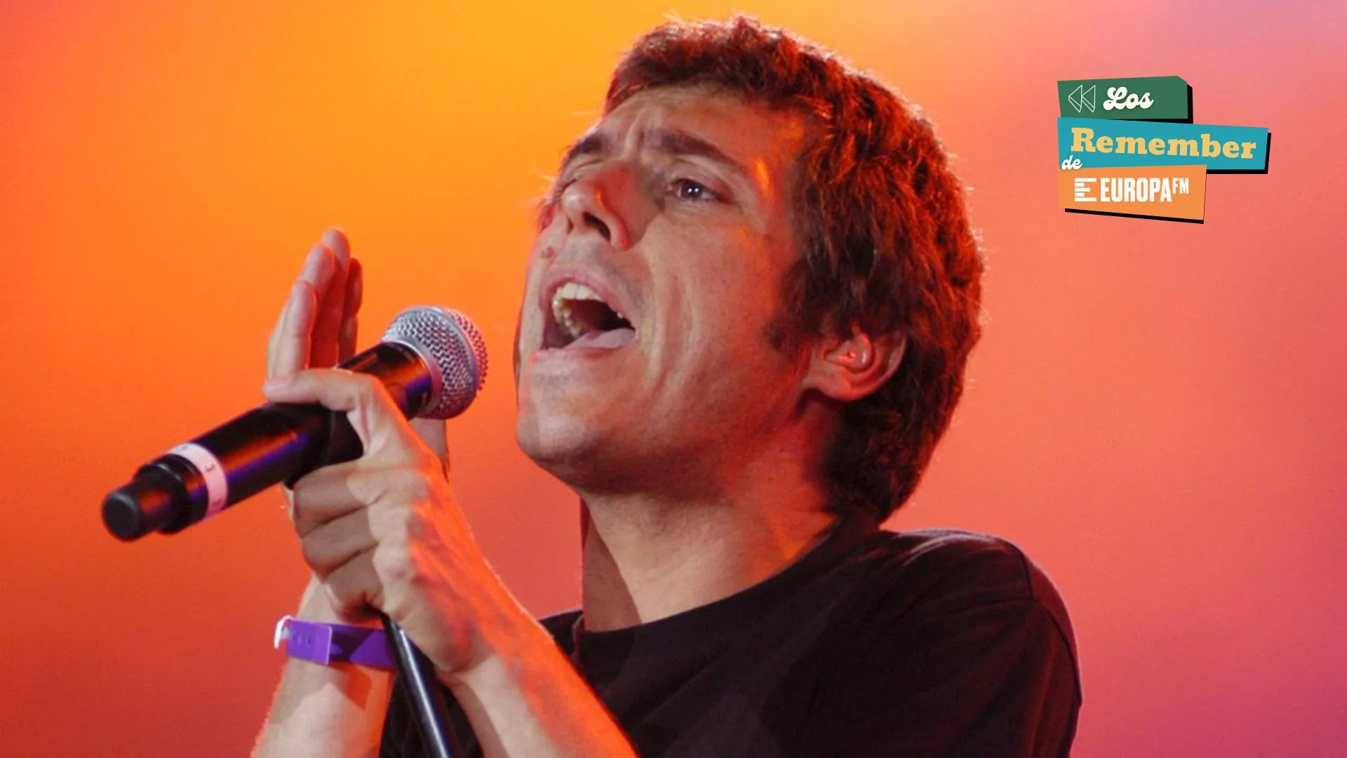 El cantante Iv&aacute;n Ferreiro, vocalista de Los Piratas.