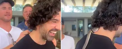 Chris Hemsworth salva a Miguel Ángel Muñoz Chris Hemsworth salva a Miguel Ángel Muñoz