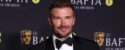 David Beckham, en la alfombra roja de los premios BAFTA 2024. David Beckham, en la alfombra roja de los premios BAFTA 2024.
