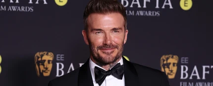 David Beckham, en la alfombra roja de los premios BAFTA 2024. David Beckham, en la alfombra roja de los premios BAFTA 2024.