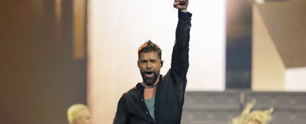 Ricky Martin, durante un concierto