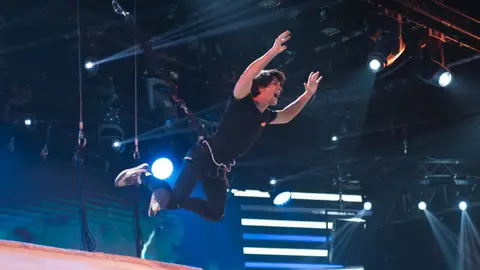 ¡Brutal! Pablo Castellano vuela con su coreografía con el bungee en El Desafío ¡Brutal! Pablo Castellano vuela con su coreografía con el bungee en El Desafío