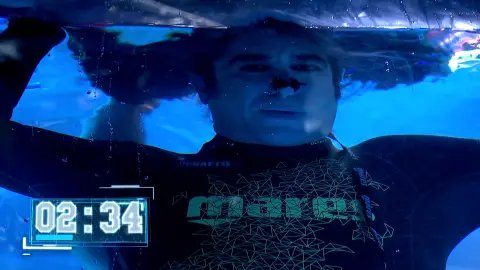 Mario Vaquerizo llega a los 3:02 minutos en la primera apnea con los ojos abiertos Mario Vaquerizo llega a los 3:02 minutos en la primera apnea con los ojos abiertos