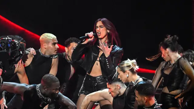 Dua Lipa, en los Brit Awards 2024