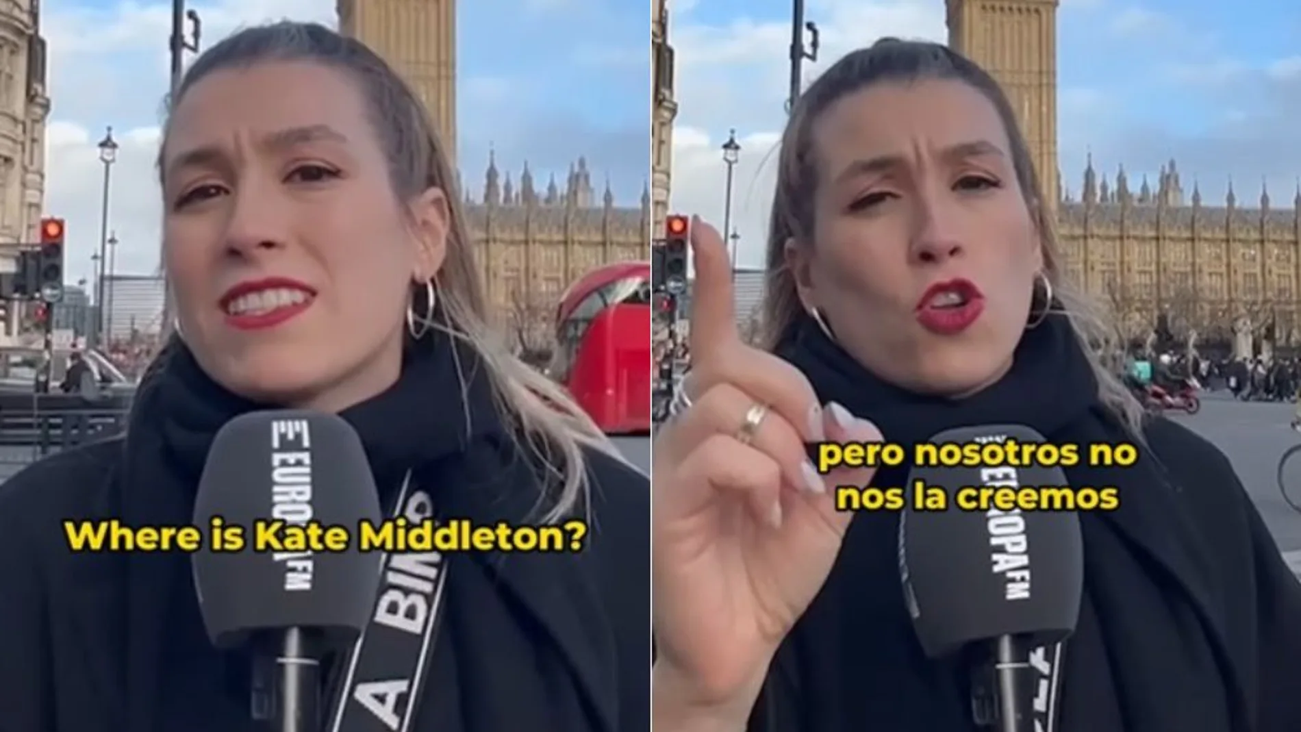 Eva Soriano busca a Kate Middleton en Londres Eva Soriano busca a Kate Middleton en Londres