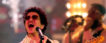 Bruno Mars en una actuación en Nevada Bruno Mars en una actuación en Nevada