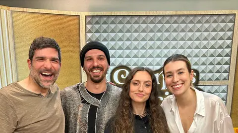 Blackpanda, con Eva Soriano y Nacho García en 'Cuerpos especiales'. Blackpanda, con Eva Soriano y Nacho García en 'Cuerpos especiales'.