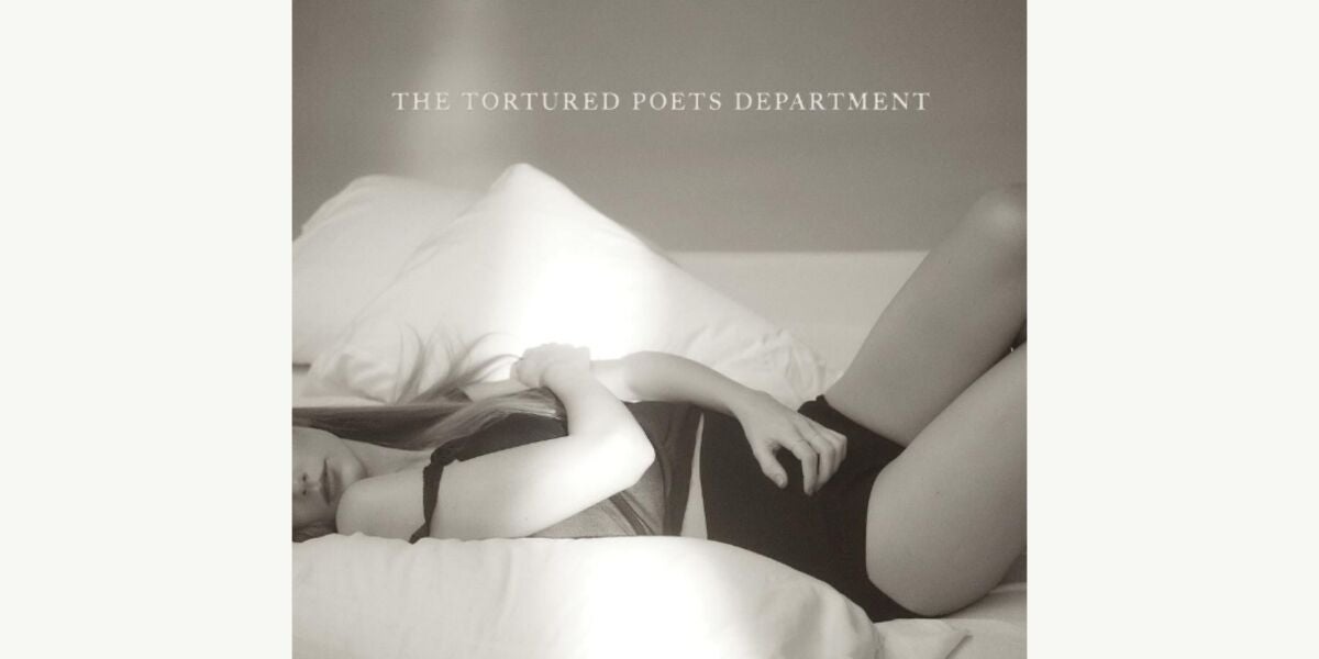Portada de 'The tortured poets department' de Taylor Swift
