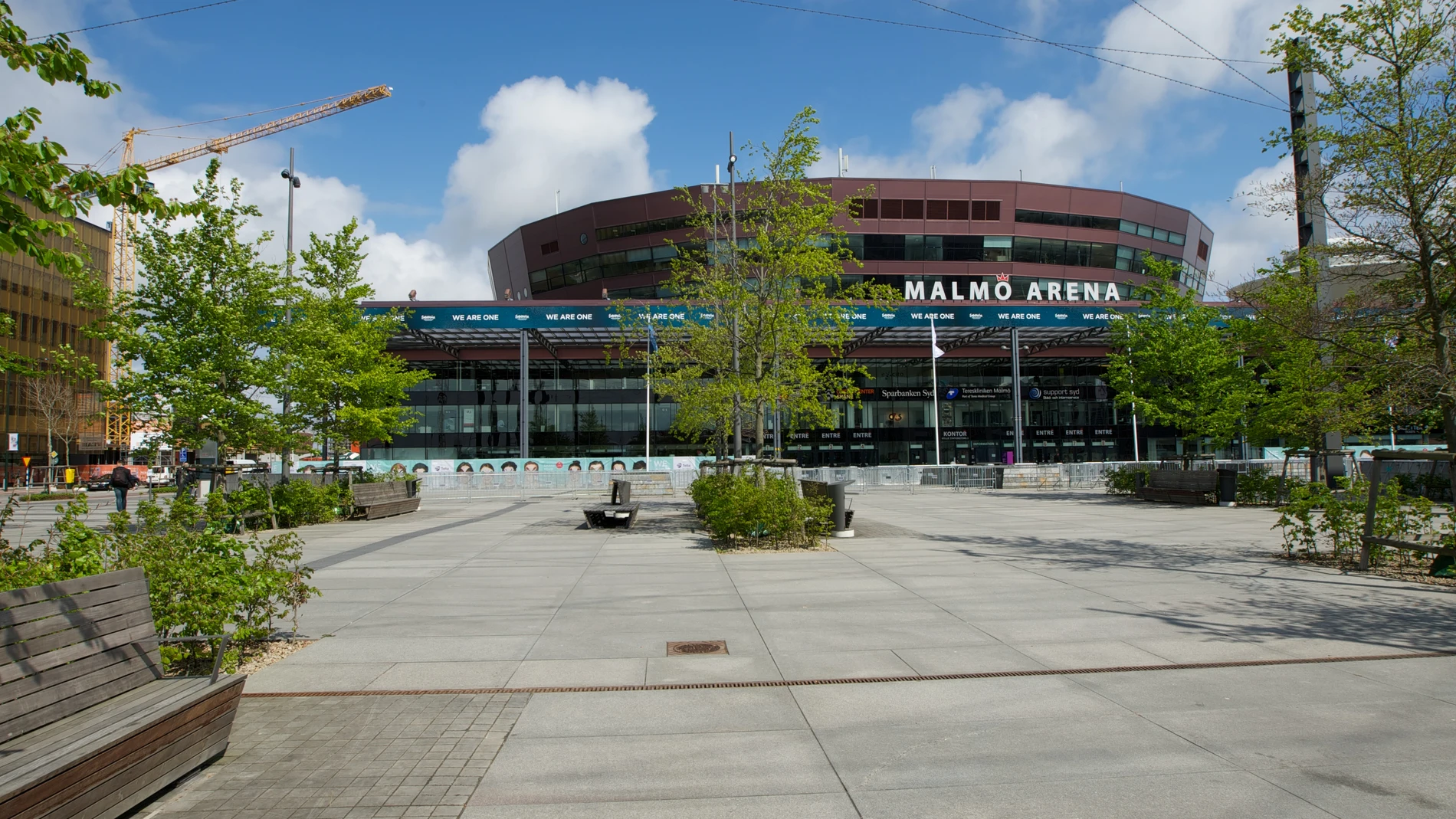 El Malmö Arena, sede de Eurovisión 2024.