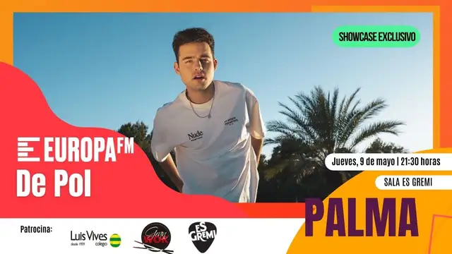 Consigue invitaciones para el showcase exclusivo de DePol en Palma