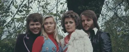 Los miembros de ABBA durante la promoción de 'Waterloo' en 1974. Los miembros de ABBA durante la promoción de 'Waterloo' en 1974.