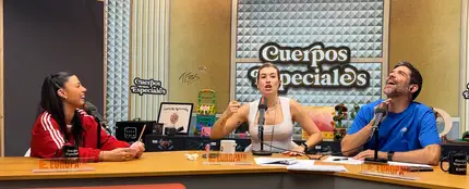 Miriam Rodríguez con Eva Soriano y Nacho García. Miriam Rodríguez con Eva Soriano y Nacho García.