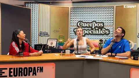 Miriam Rodríguez con Eva Soriano y Nacho García. Miriam Rodríguez con Eva Soriano y Nacho García.