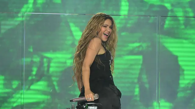 Shakira en Times Square en Nueva York