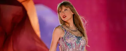 Imagen de Taylor Swift durante un concierto Imagen de Taylor Swift durante un concierto