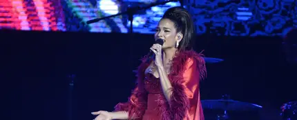 Natalia Jiménez en un concierto en México en 2024 Natalia Jiménez en un concierto en México en 2024