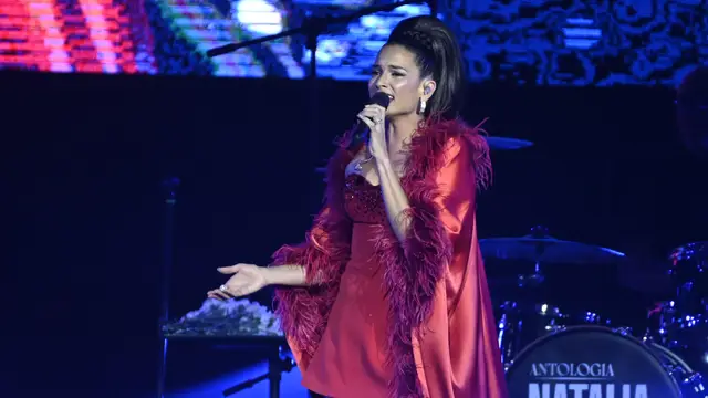 Natalia Jiménez en un concierto en México en 2024