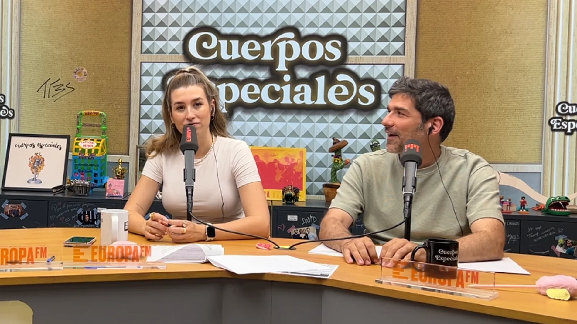 Eva Soriano y Nacho García en Cuerpos especiales Eva Soriano y Nacho García en Cuerpos especiales