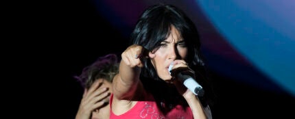 Aitana durante su actuación en el Cook Music Fest 2024 de Santa Cruz de Tenerife
