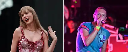 Taylor Swift y Chris Martin, de Coldplay Taylor Swift y Chris Martin, de Coldplay