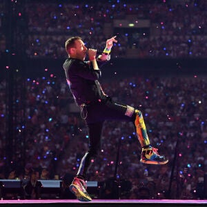 Coldplay en el Estadio de Wembley de Londres en 2022